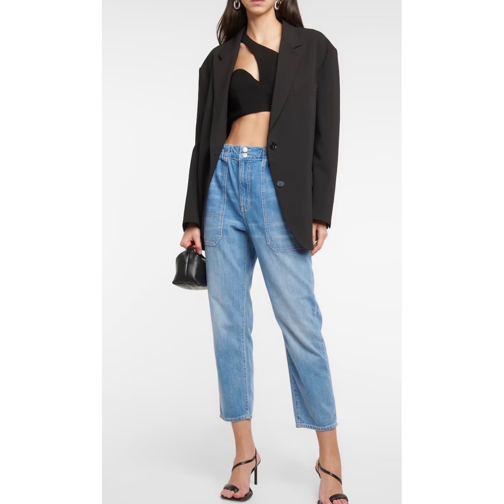 Veronica Beard | Arya Straight High Rise Jeans in Nova Sz 26